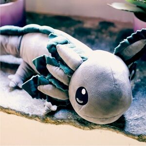 Weighted axolotl plush